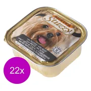 22x Stuzzy Hondenvoer Paté Rund 150 gr