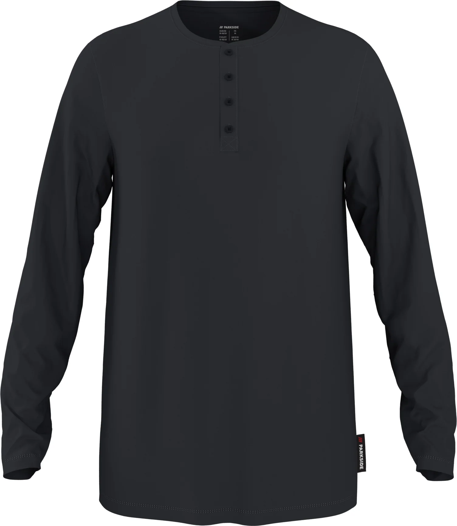 PARKSIDE Heren longsleeve (Zwart, L)