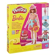 Play-Doh-set Barbie Bloemen en Franjes - Maak Poppenkleertjes - Boetseerklei