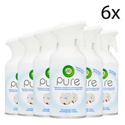 6x Air Wick Pure Luchtverfrisser Zachtheid van Katoen 250 ml