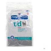 Hill's Prescription Diet t/d Dental Care Kattenvoer Droog Kip 1,5 kg