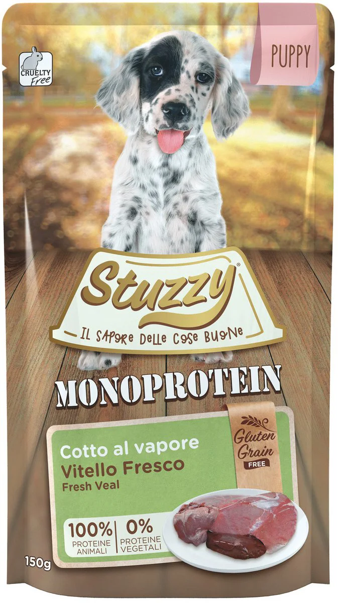 Stuzzy Hondenvoer Puppy Monoprotein Graanvrij Kalf 150 gr