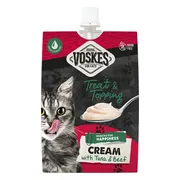 Voskes Original Cream Kattensnack Tonijn & Rund 90 gr