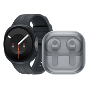 Samsung Galaxy Watch 9 Zwart 44mm + Samsung Galaxy Buds4 Wit