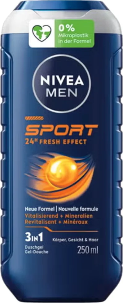 NIVEA Men Shampoo & Douchegel 3in1 Sport 250 ml