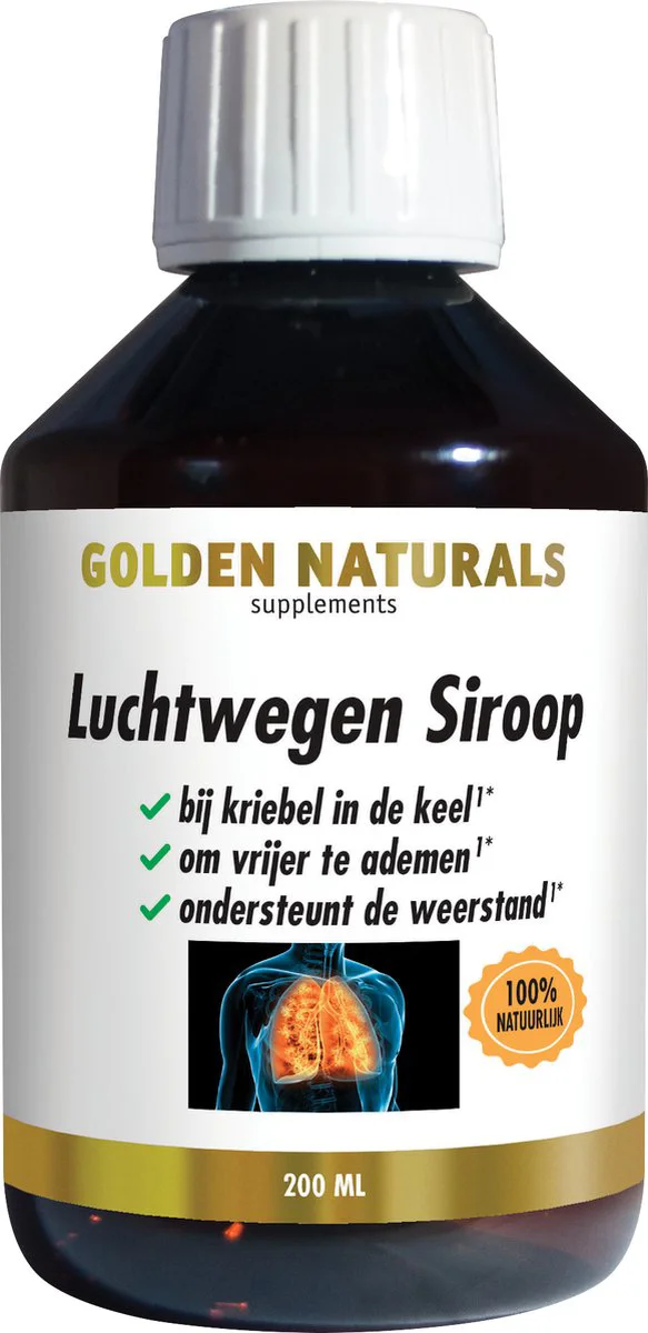 Golden Naturals Luchtwegen Siroop 200ML