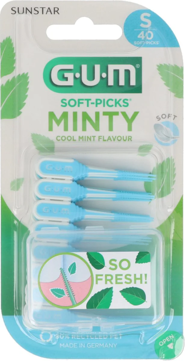 GUM Soft Picks Comfort Flex Cool Mint Small 40ST