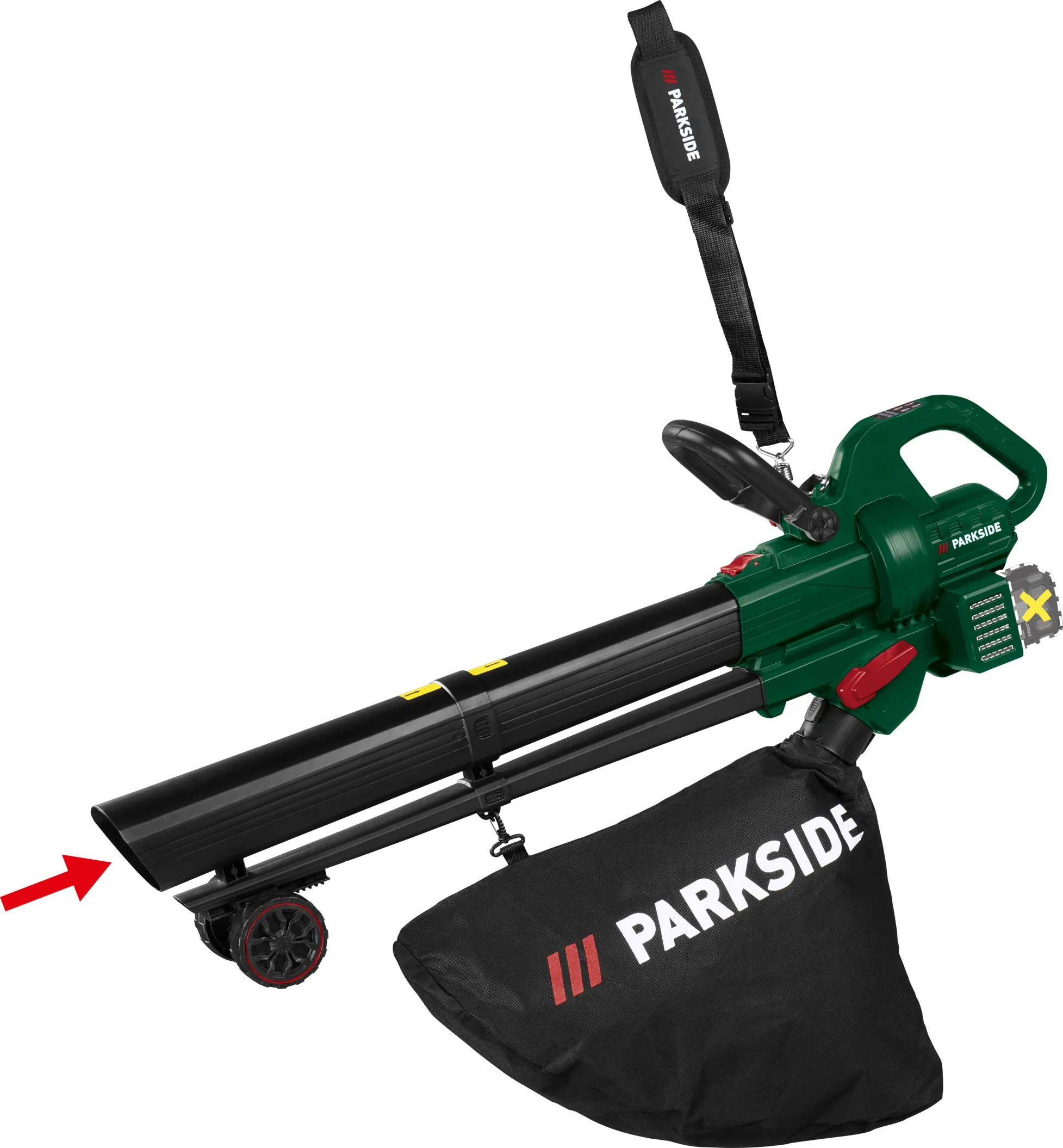 PARKSIDE Accu-bladblazer en -bladzuiger 40 V, zonder accu's en lader