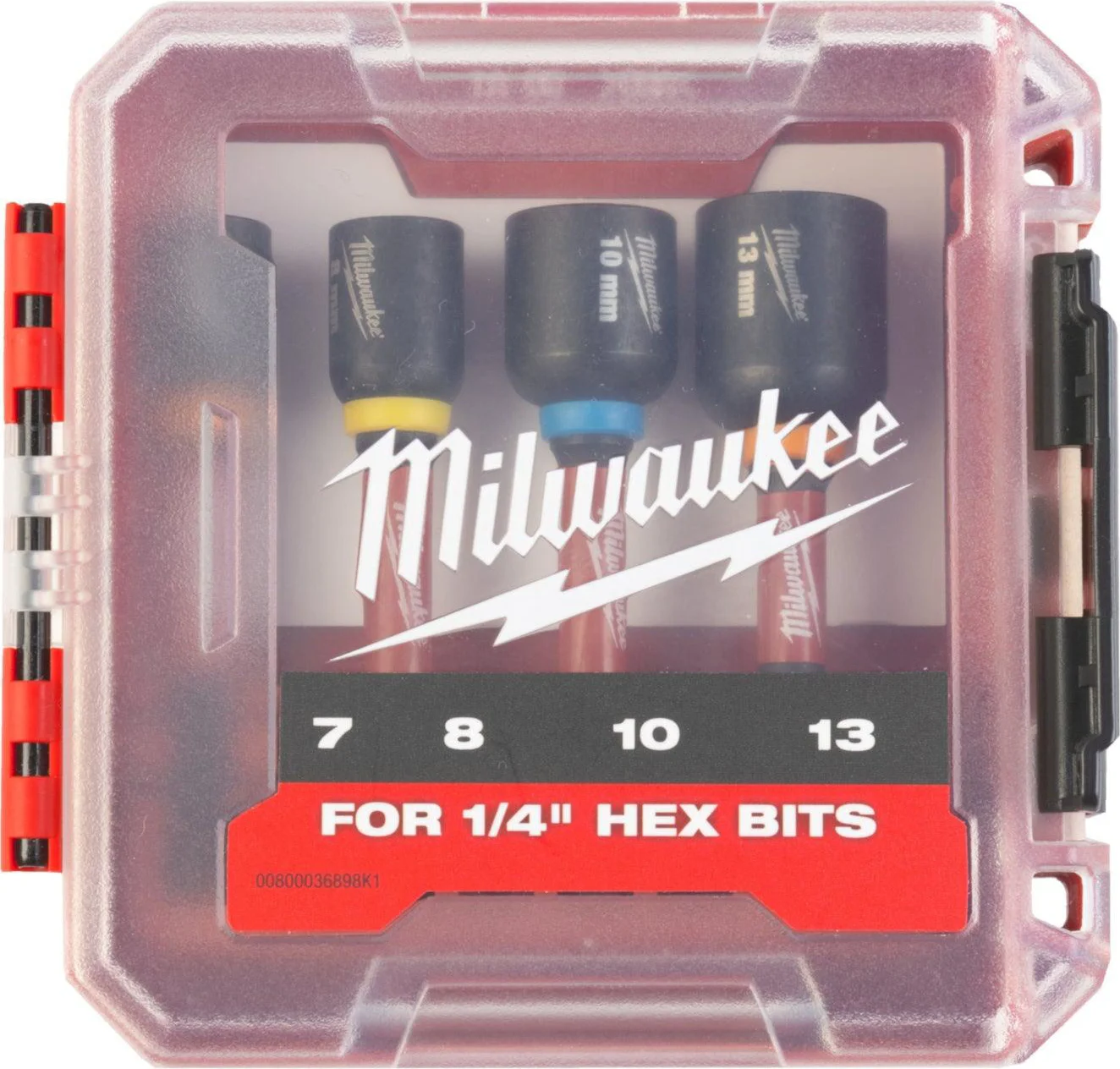 Milwaukee SHOCKWAVE™ Impact Duty Magnetische Moeraandraaierset Ø 7-13mm Gen II - 4-delig - 4932492445