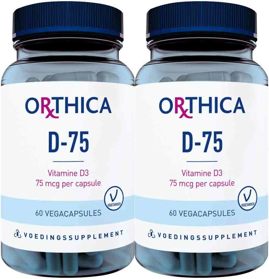 2x Orthica D-75 60 capsules