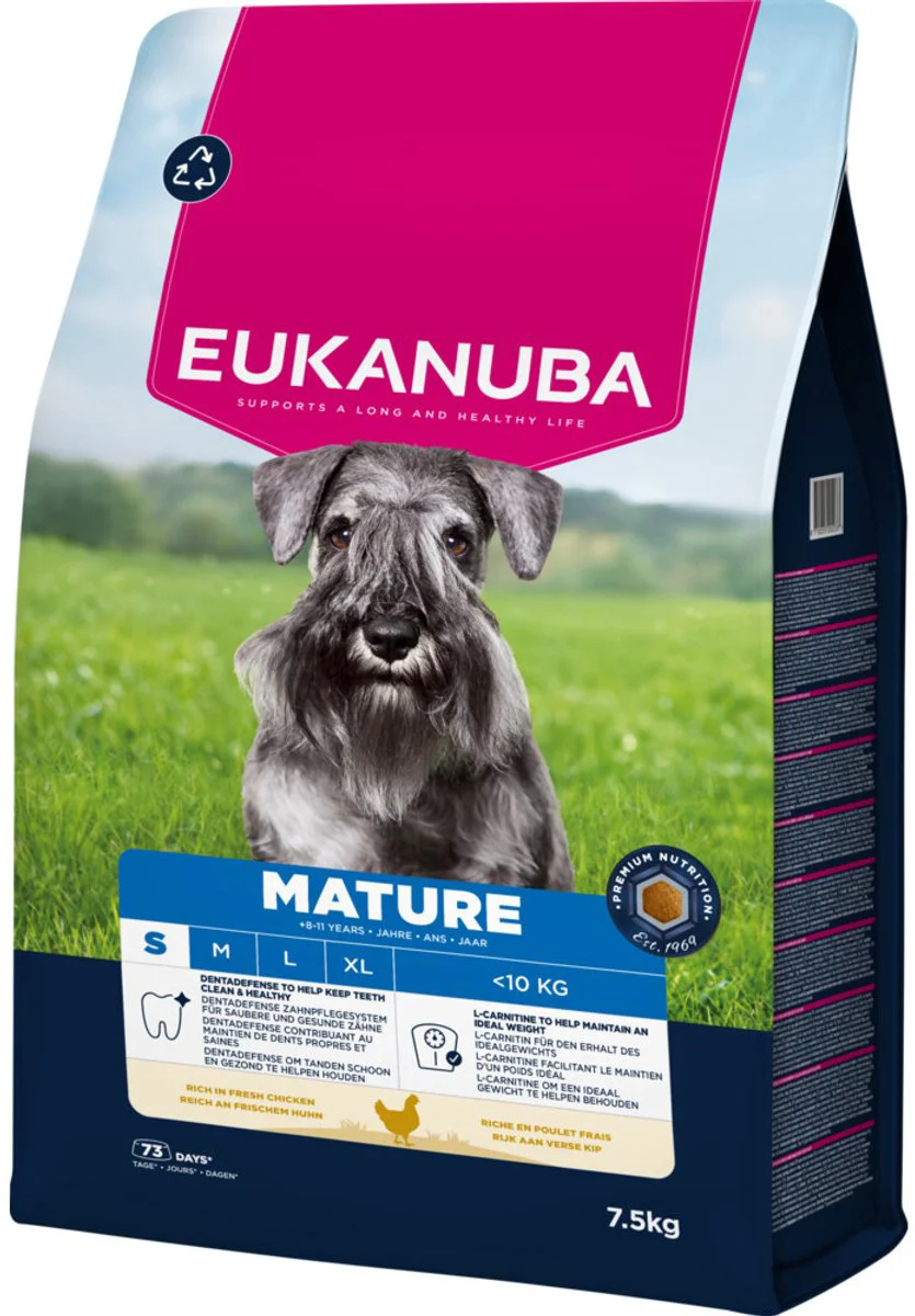 Eukanuba Hondenvoer Droog Life Care Dog Mature Small Kip 7,5 kg