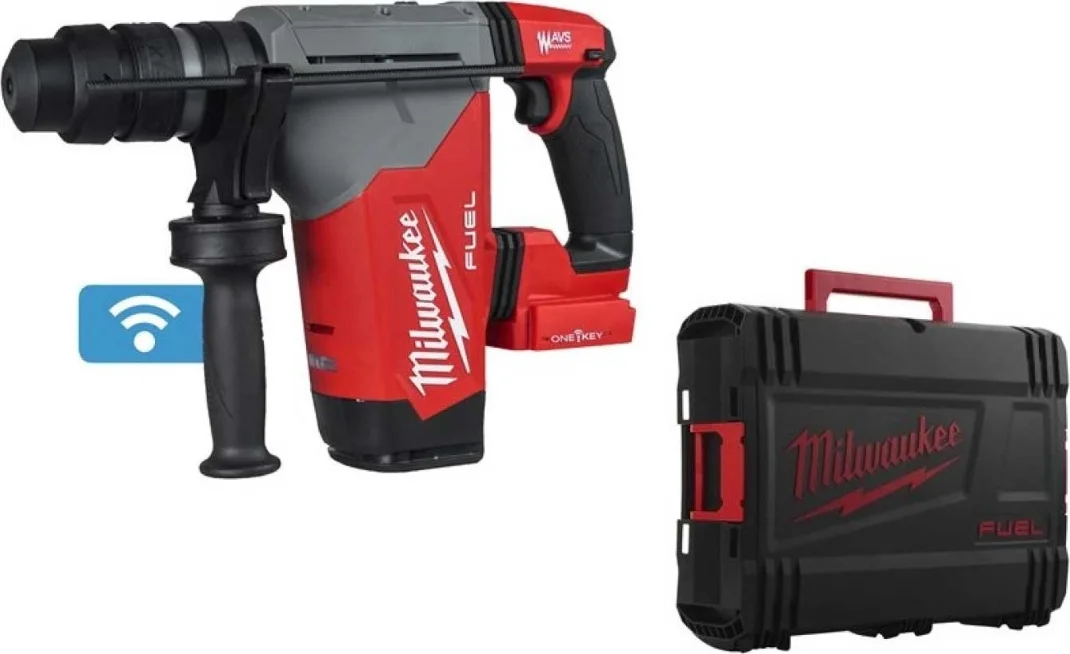 Milwaukee M18 FUEL™ ONEFHPX-0X ONE-KEY™ Accu combihamer SDS-Plus 5,0J + snelwisselboorkop 18V Basic Body in HD-Box - 4933478495