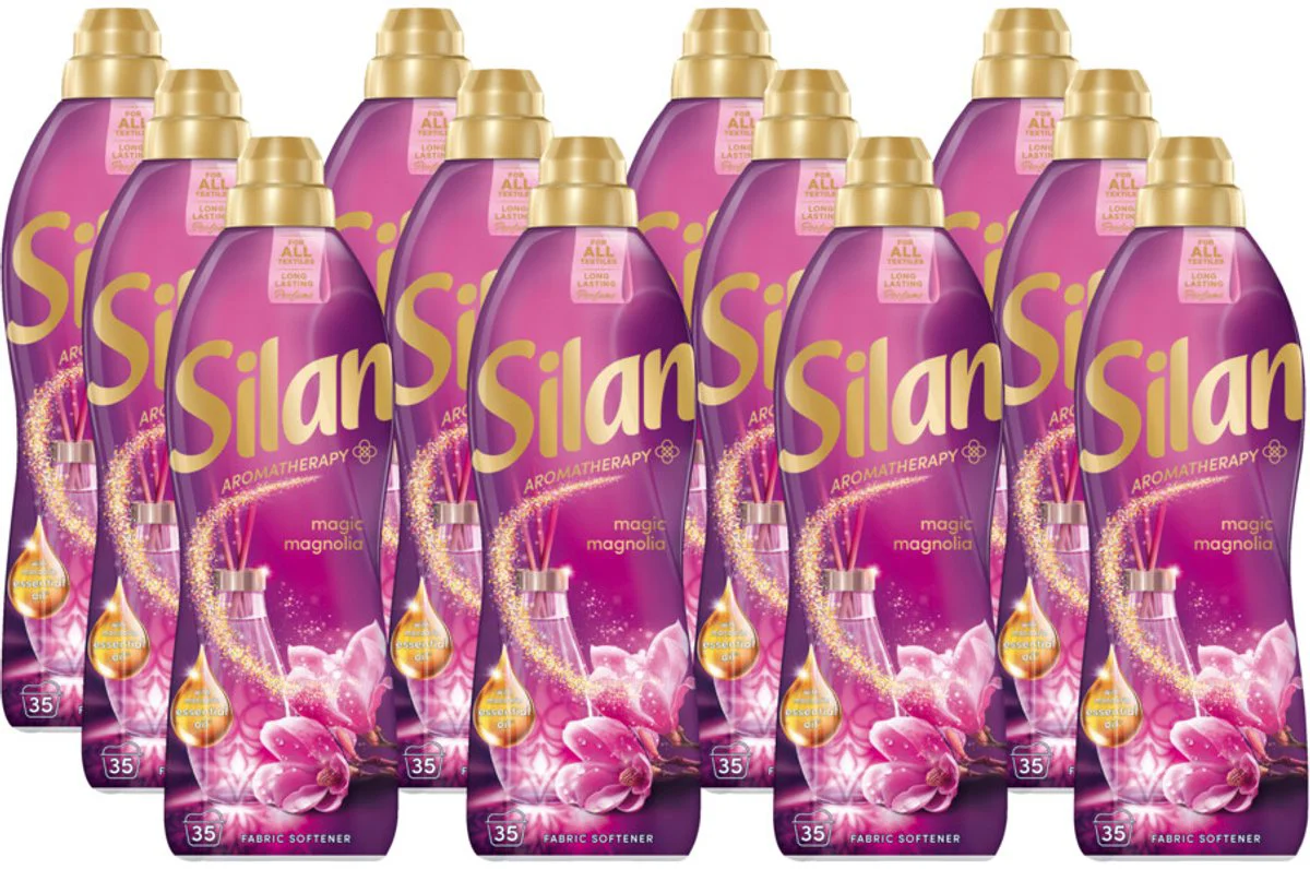 12x Silan Wasverzachter AT Magic Magnolia 35 Wasbeurten 770 ml