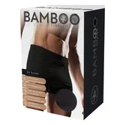 Naproz Bamboo Men's Original Boxer Zwart 2-Pack S 2PR