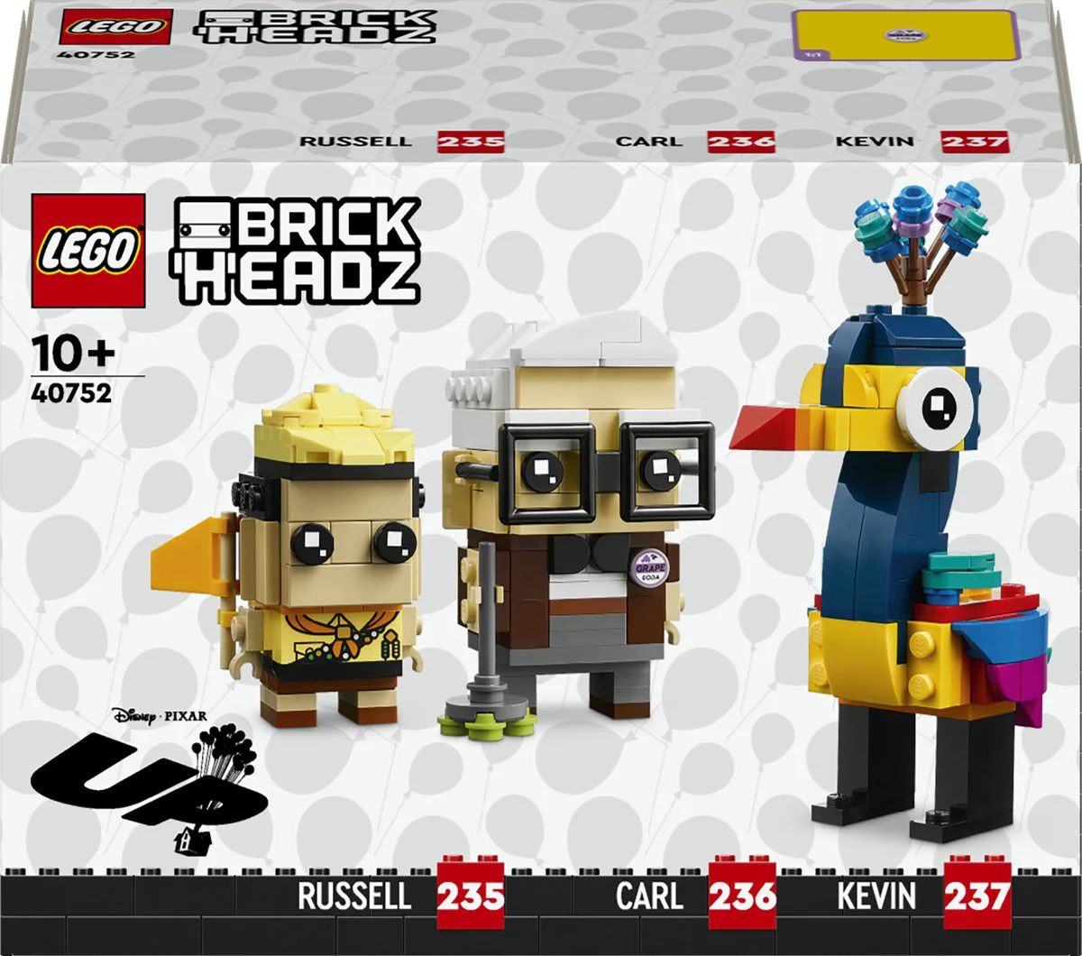LEGO BrickHeadz Carl, Russell en Kevin 40752