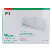 Lohmann & Rauscher Vliwasoft Kompres 10x10cm 150ST