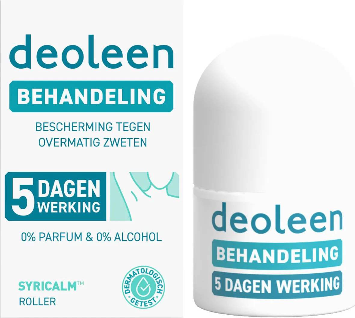 Deoleen Behandeling 5 Dagen Werking Deo Roller 15ML