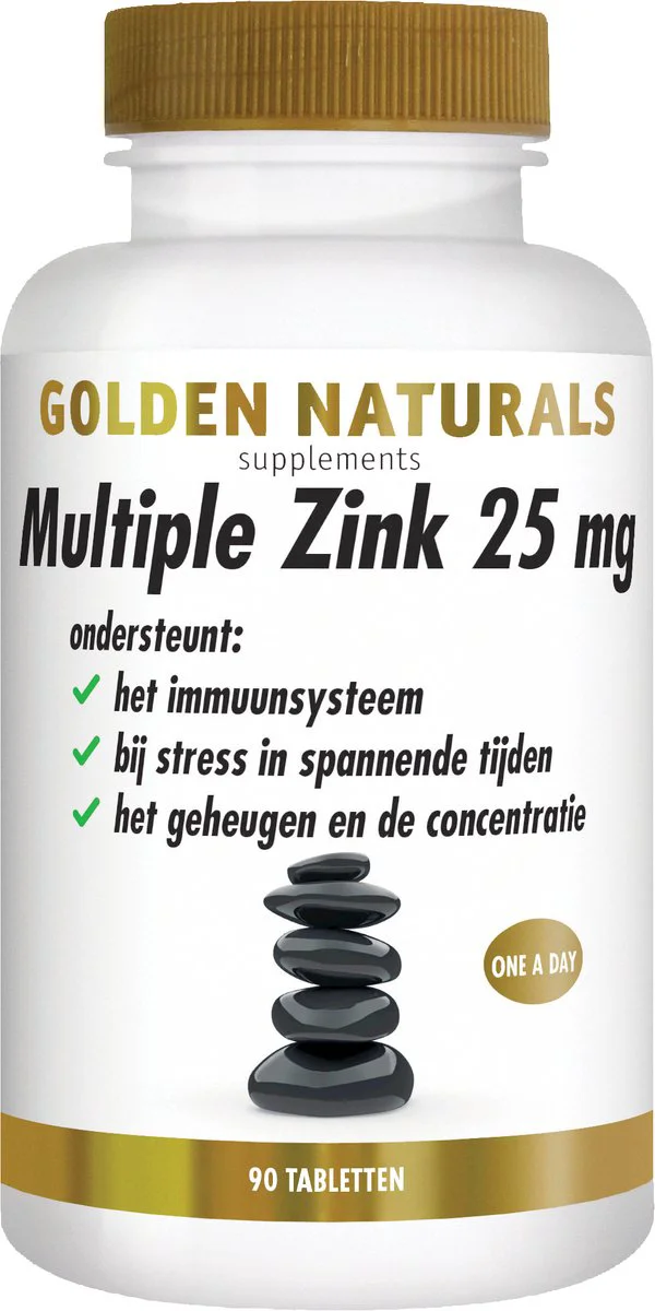 Golden Naturals Multiple Zink 25mg 90 tabletten
