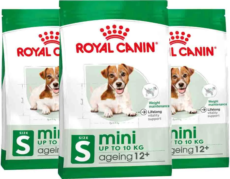 3x Royal Canin Hondenvoer Droog Mini Ageing 12+ 1,5 kg