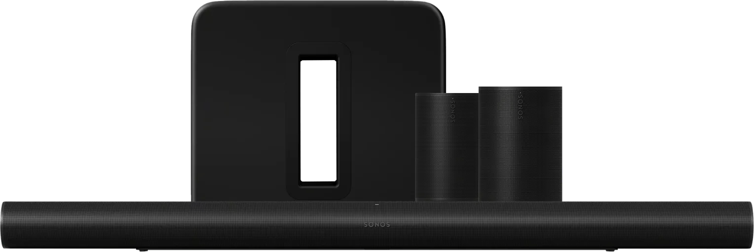 Sonos Arc Ultra Zwart + Era 100 SL Home Cinema Set Zwart