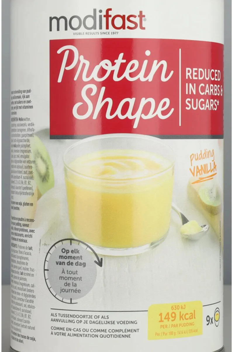 3x Modifast Protein Shape Pudding Vanille 405 gr