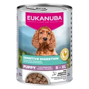 6x Eukanuba Special Care Hond Nat Puppy Sensitive Digestion 400 gr
