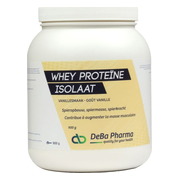 DeBa Pharma Whey Proteïne Isolaat Vanille Poeder 900GR