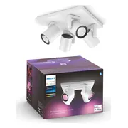 Philips Hue Argenta Opbouwspot White and Color - Wit - 4-spots