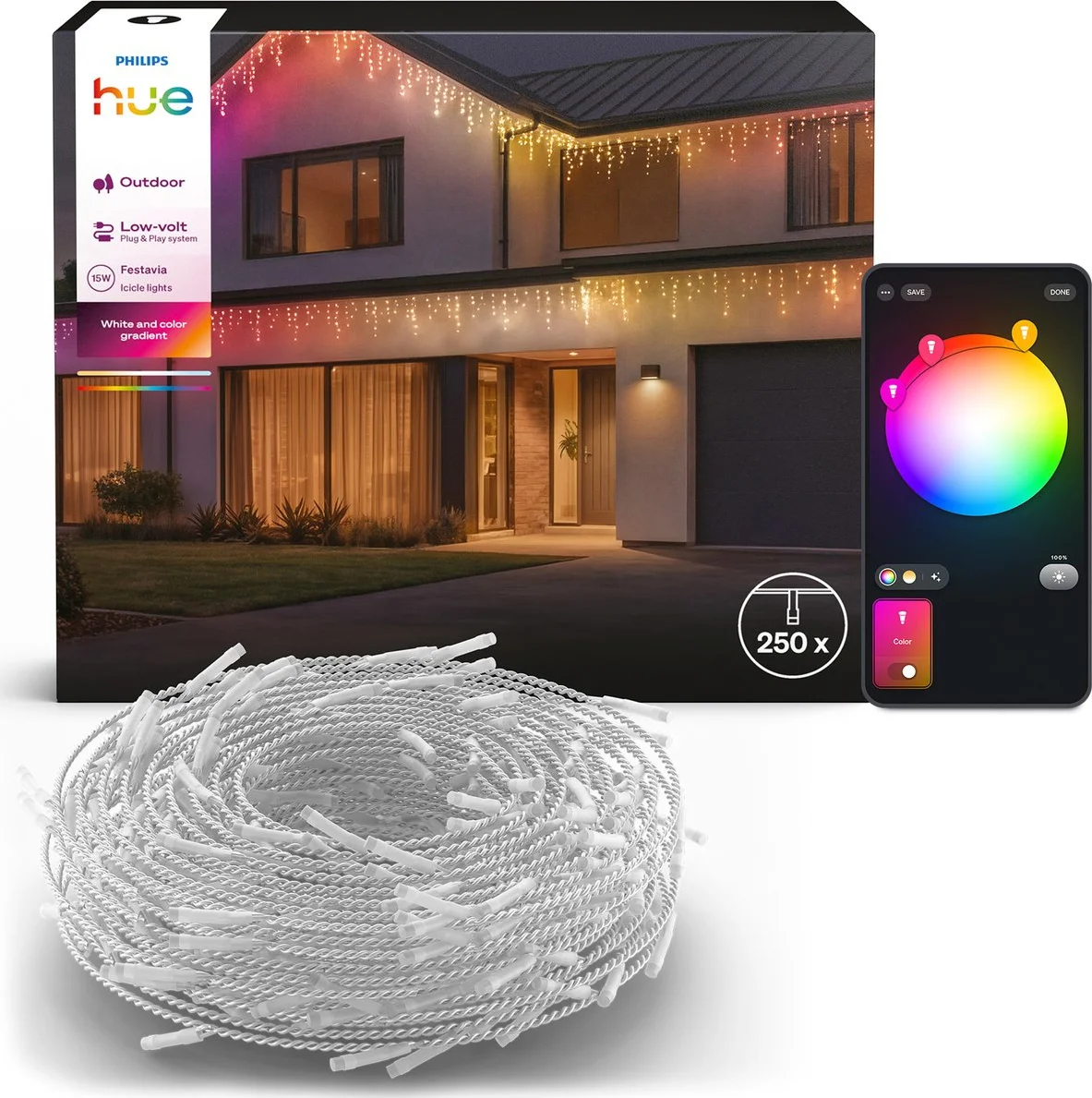 Philips Hue Festavia LED Lichtslinger 8,5 meter