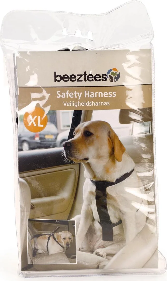 Beeztees Wandel- en Autogordel - Hondentuig - XL