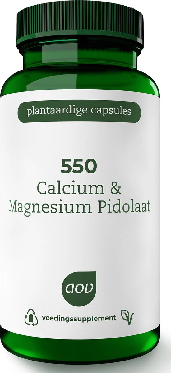 AOV 550 Calcium & Magnesium Pidolaat 90 vegacapsules