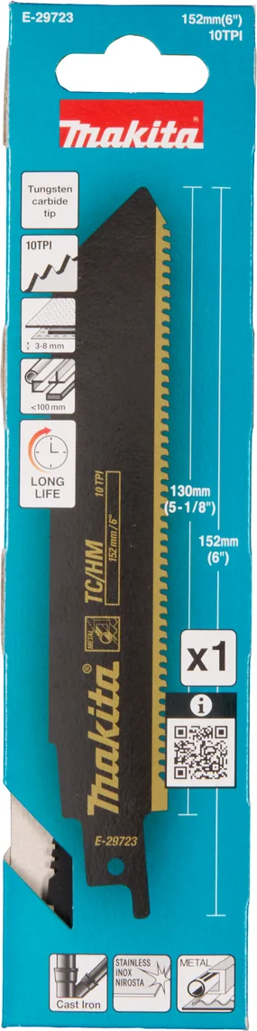 Makita E-29723 Reciprozaagblad gietijzer/RVS 152 mm