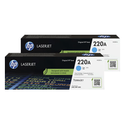 HP 220A LaserJet Toner Cyaan (2 stuks)