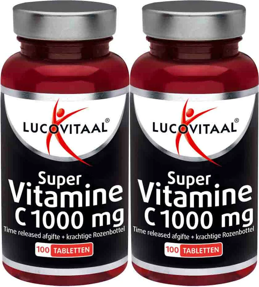 2x Lucovitaal Vitamine C 1000 100 tabletten