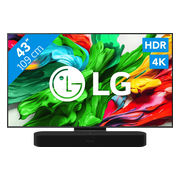 LG 43" QNED86 EVO 4K (2025) + Sonos Beam Gen2 Zwart