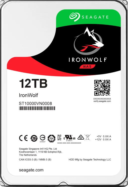 Seagate Ironwolf HDD 12TB