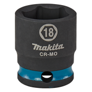 Makita E-15992 Impact Black Krachtdop 3/8" kort | 18 mm