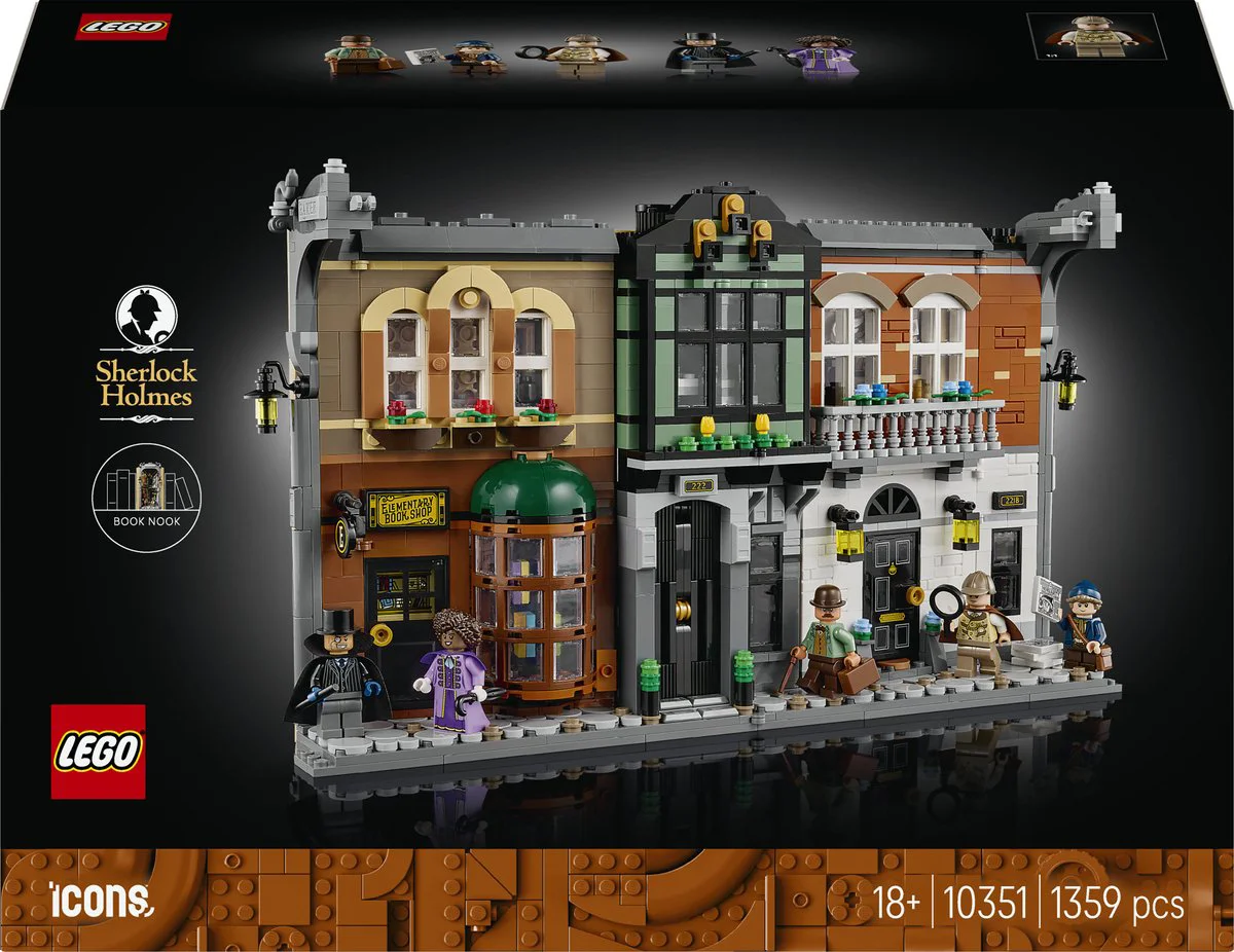 LEGO Icons Boekensteun: Sherlock Holmes 10351