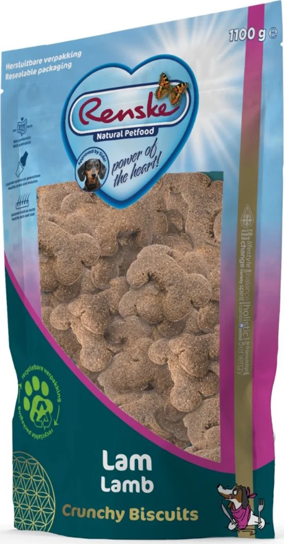 Renske Gezonde Beloning Crunchy Hondensnack Lam 1100 gr