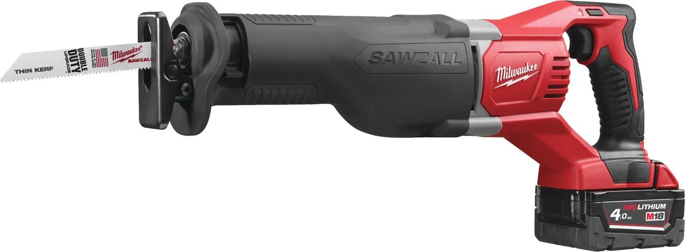 Milwaukee M18 BSX-402C Accu reciprozaag SAWZALL™ 18V 4.0Ah in koffer - 4933447285