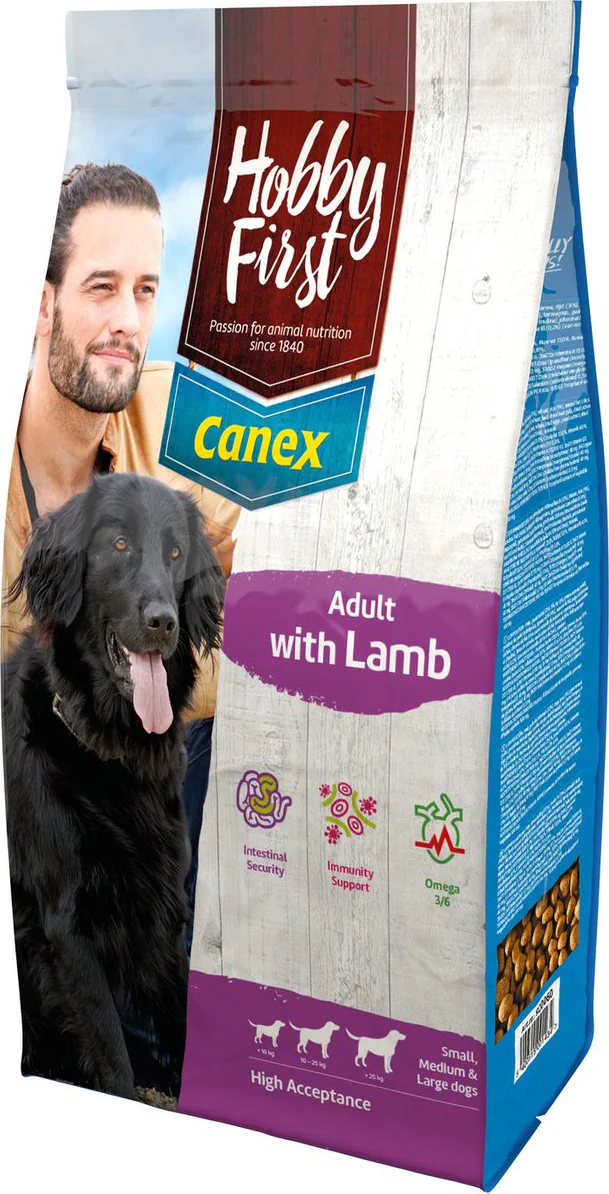 HobbyFirst Canex Hondenvoer Adult Lam 12 kg