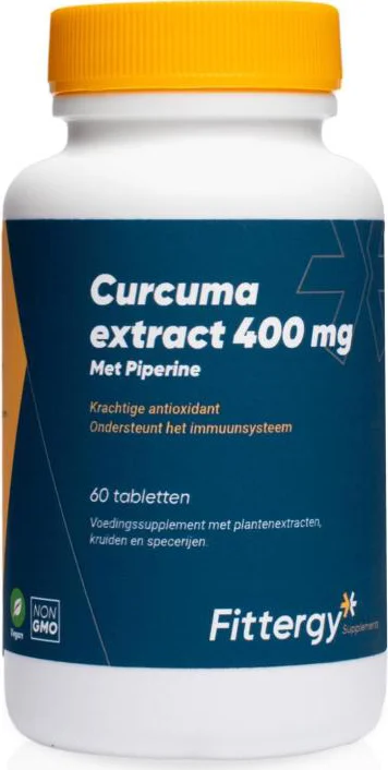 Fittergy Curcuma Extract 400 mg Tabletten 60TB