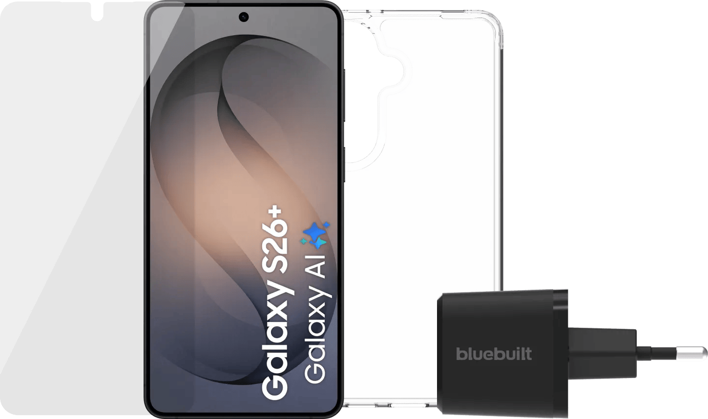 Samsung Galaxy S26 Plus 256GB Zwart 5G + Compleet Accessoirepakket