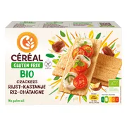 Cereal Crackers Rijst-Kastanje Glutenvrij Biologisch 250GR