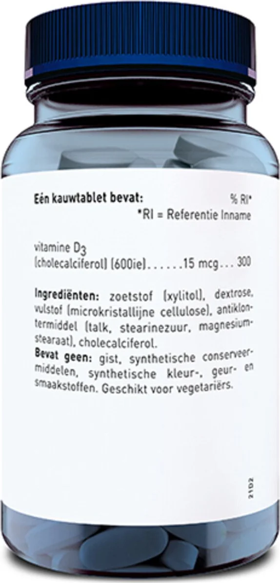 2x Orthica Dino D Kauw 120 kauwtabletten