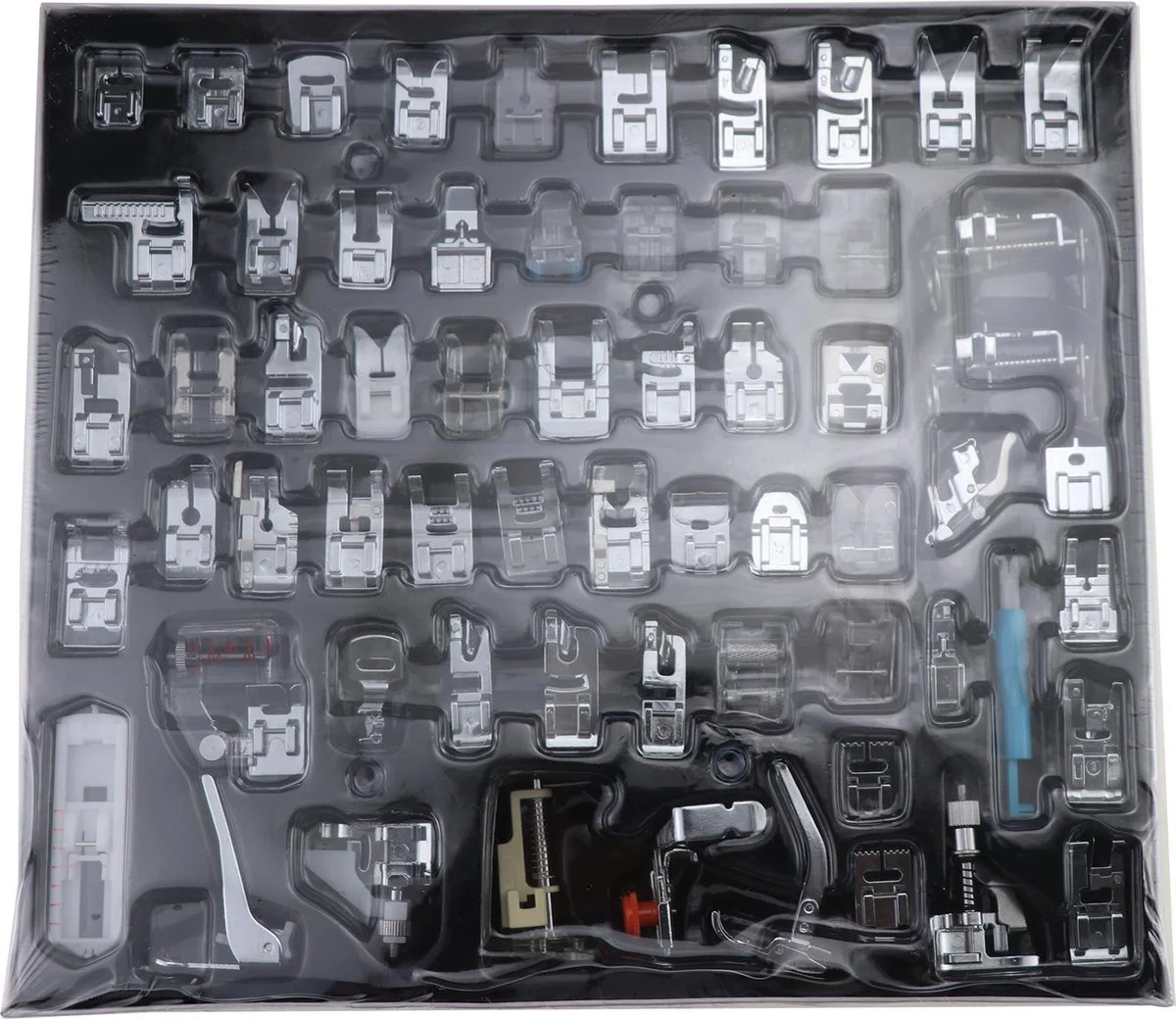 Universele Naaivoetjes set – Naaimachine Naaivoet Set voor Brother Singer Janome Tools – 62-delig