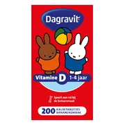 3x Dagravit Kids Vitamine D 200 tabletten
