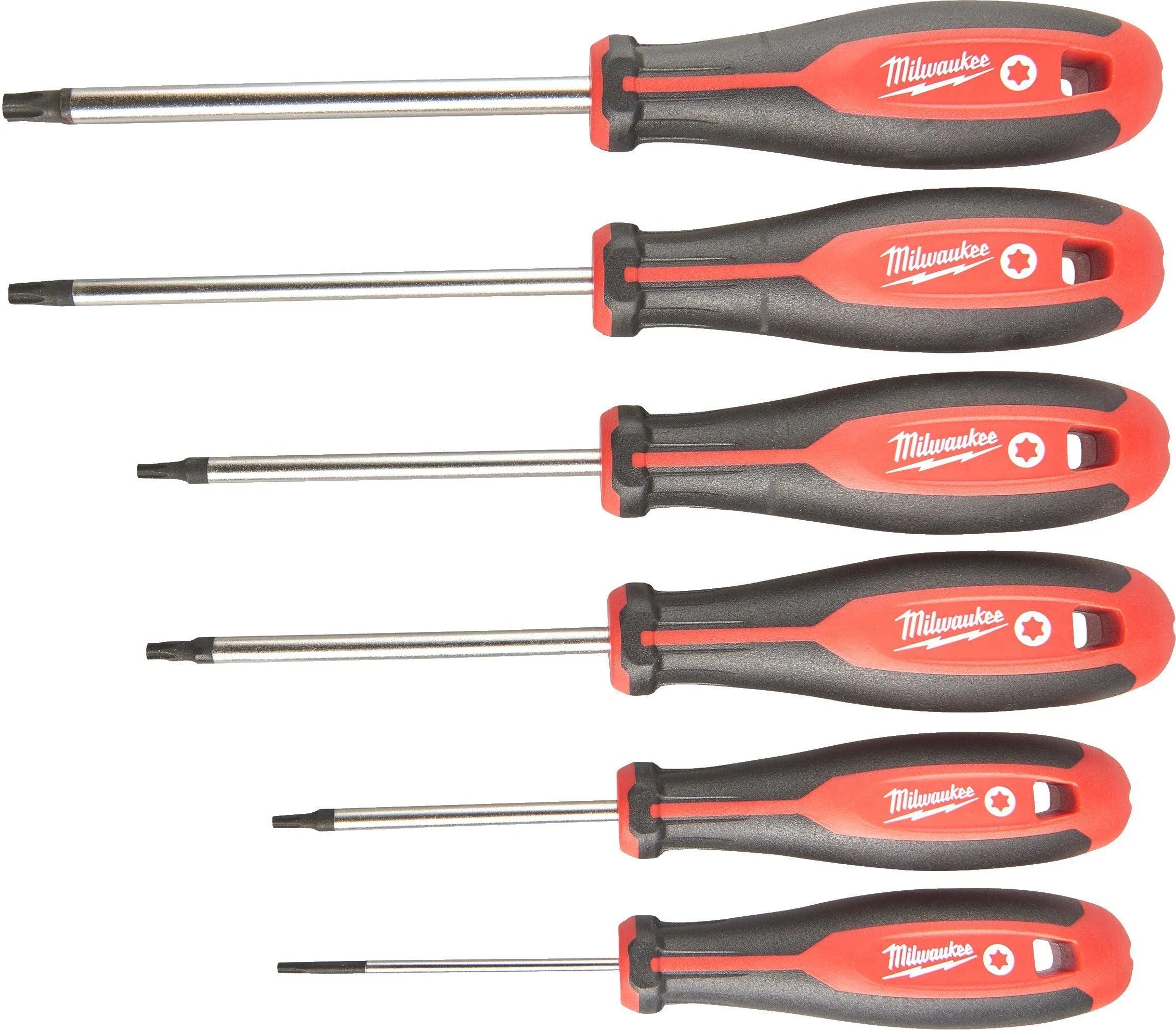 Milwaukee Tri-lobe Torx Schroevendraaier set 6- delig - 4932471809
