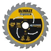 DeWALT Cirkelzaagblad voor Hout | Extreme Runtime | Ø 216mm Asgat 30mm 24T - DT99568-QZ