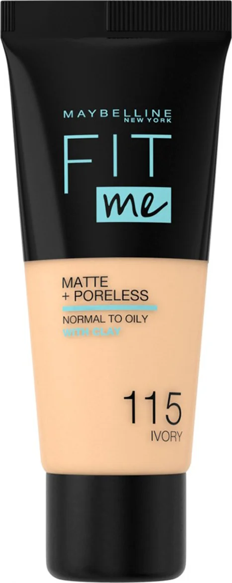 Maybelline Fit Me Matte + Poreless Foundation 115 Ivory